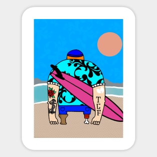 Beach life Sticker